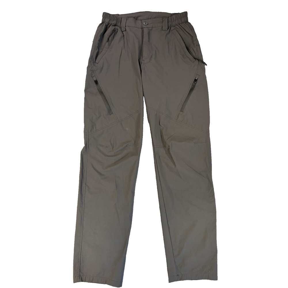 Eversport Men's L Grey Hiking Cargo Pants Gorpcore Utility Techwear Slim Fit